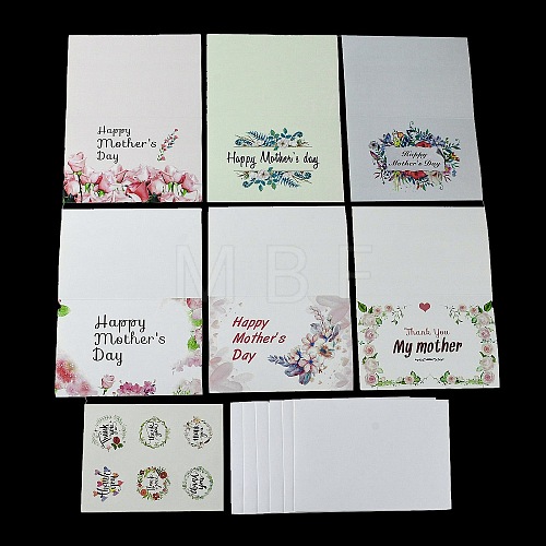 Mother's Day Gift Cards AJEW-E058-01C-1