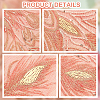 Peacock Tail Pattern Polyester Lace Computerized Embroidery Ornament Accessories DIY-WH0308-234C-5