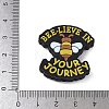Bees Themed Food Grade Eco-Friendly Silicone Focal Beads SIL-L008-02B-3