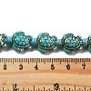 Synthetic Turquoise Dyed Beads Strands G-P507-05N-3