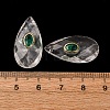 Natural Quartz Crystal Pendants X-G-P586-01G-10-3
