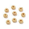 Rack Plating Alloy Beads PALLOY-D004-14LG-1