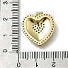 Brass Micro Pave Cubic Zirconia Pendants KK-C090-42G-06-3