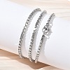 10Pcs 2.3MM 304 Stainless Steel Box Chain Necklaces NJEW-G203-05P-3