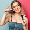 Plastic Waterproof Card Stickers STIC-WH0032-001-4