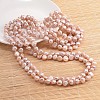 Natural Pearl Nuggets Beads Necklace NJEW-P126-A-01A-3