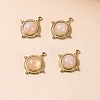 Titanium Steel Natural Rose Quartz Pendants PW-WG09F47-04-1