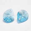 Faceted Glass Rhinestone Pendants RGLA-F053-A-202-2