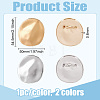 2Pcs 2 Colors Alloy Brooch JEWB-PH0001-73-2
