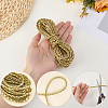 5M Round Braided PU Leather Cords WL-CL0001-33B-6