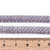 AB Color Plated Opaque Glass Beads Strands GLAA-T026-3x6mm-P15-4