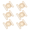 6 Sets Zinc Alloy Side Release Buckles FIND-BC0019-63LG-1