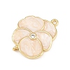 Brass Enamel Connector Charms KK-L275-57G-07-2