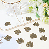 Tibetan Style Alloy Pendanrs FIND-WH0199-392AB-4