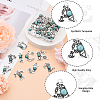 26Pcs 26 Styles Synthetic Turquoise & Alloy Pendants FIND-YW0006-63-3