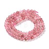 Natural Strawberry Quartz Beads Strands G-I206-26-4mm-2