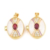Brass Locket Pendants KK-D232-12G-03A-1