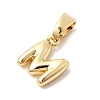 Brass Letter Charms KK-G554-22G-M-2