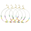Glass & Brass Beaded Necklaces NJEW-JN06622-2