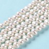 Natural Cultured Freshwater Pearl Beads Strands PEAR-E018-16-2