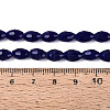 Opaque Solid Color Glass Beads Strands LS-GLAA-N071-01A-C09-4