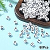 Acrylic Horizontal Hole Letter Beads OACR-YW0002-08U-1