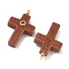 Synthetic Goldstone Pendants G-B180-01G-03-2