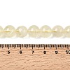Natural Lemon Quartz(Heated) Beads Strands G-B167-A11-10mm-5