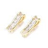 Brass Pave Clear Cubic Zirconia Pendants KK-N231-317-1