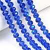 Electroplate Glass Beads Strands LS-EGLA-A034-T6mm-L26-4