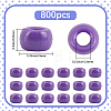 800Pcs Opaque Plastic Beads KY-SP0001-47D-2