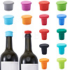 14Pcs 14 Styles Silicone Bottle Stopper AJEW-TA0002-54-1