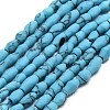 Dyed Synthetic Turquoise Beads Strands G-D356-A01-01-1