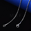 304 Stainless Steel Coreana Chain Necklace NJEW-S420-006C-P-4