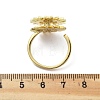 Daisy Rotatable Open Cuff Rings for Women LS-RJEW-S402-05G-4