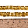 Transparent Glass Beads Strands GLAA-R041-8x8mm-A07-4