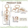 5Pcs Alloy Enamel Keychain KEYC-PH01550-2