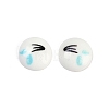 Flat Round Cartoon Resin Cabochons CRES-Q009-01H-1