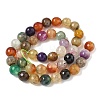 Natural Agate Beads Strands X-G-M437-C01-01T-4