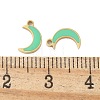 304 Stainless Steel Enamel Charms STAS-L022-333G-02-3