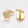304 Stainless Steel Cuffinks Ion Plating(IP) STAS-G187-23G-A-16MM-2