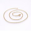 304 Stainless Steel Cable Chains Necklaces MAK-L015-34C-2