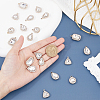 20Pcs 5 Style Alloy Rhinestone Pendants ALRI-FH0001-17-3