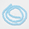 Glass Beads Strands EGLA-A044-J1mm-D04-2