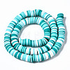 Handmade Polymer Clay Beads Strands X-CLAY-R089-8mm-085-3