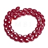 Lab Grown Red Corundum Beads Strands GG-CBAC488-01D-4