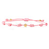 Multicolor braided star bracelet unisex stylish accessory versatile jewelry trendy design QF7407-6-1
