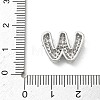 Brass Micro Pave Cubic Zirconia Pendants KK-A300-02P-W-3