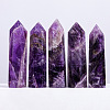 Natural Amethyst Hexagonal Decoration Ornament PW-WG79962-04-3