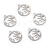 201 Stainless Steel Pendants STAS-CJC0007-04-3